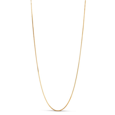 ENAMEL Copenhagen Necklace, Box Chain 0,85 mm Necklaces 925S/GP