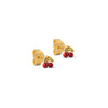ENAMEL Copenhagen Stud, Cherry Earrings Red