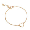 ENAMEL Copenhagen Bracelet, Organic Heart Bracelets 925S/GP/M