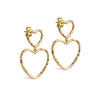 ENAMEL Copenhagen Earrings, Organic Lovelink Earrings Gold Plated