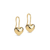 ENAMEL Copenhagen Earrings, Poma Drop Heart Earrings 925S/GP