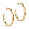 ENAMEL Copenhagen Hoops, Ane Extra Large Earrings 925S/GP/M