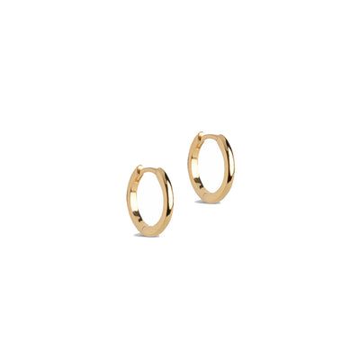 ENAMEL Copenhagen Hoops, Classic 10 mm Earrings 925S/GP