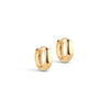 ENAMEL Copenhagen Hoops, Classic Wide 15 mm Earrings 925S/GP