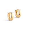 ENAMEL Copenhagen Hoops, Classic Wide 15 mm Earrings Gold Plated