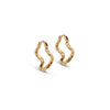 ENAMEL Copenhagen Hoops, Holly Large Earrings 925S/GP/M