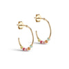ENAMEL Copenhagen Hoops, Lola Large Earrings Rainbow