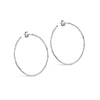 ENAMEL Copenhagen Hoops, Organic Arena Large Earrings 925S/M