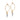 ENAMEL Copenhagen Hoops, Petra Dangle Earrings Moon Tide