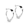ENAMEL Copenhagen Hoops, Scarlet Large Earrings 925S/M