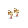 ENAMEL Copenhagen Studs, Mio Earrings Light Coral