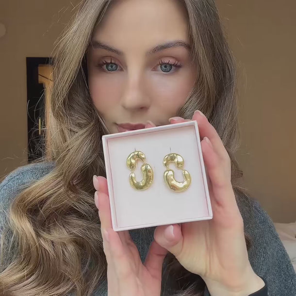 ENAMEL Copenhagen Earrings, Viona Earrings 925S/GP