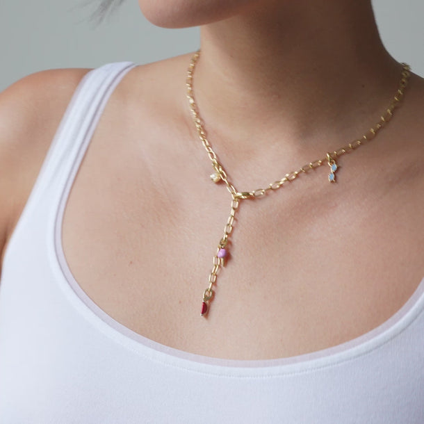 ENAMEL Copenhagen Charm, Groovy Sunglasses Charms Steel Blue