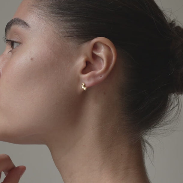 ENAMEL Copenhagen Studs, Nari Earrings 925S/GP