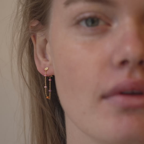 ENAMEL Copenhagen Earring, Lola Earrings Blush