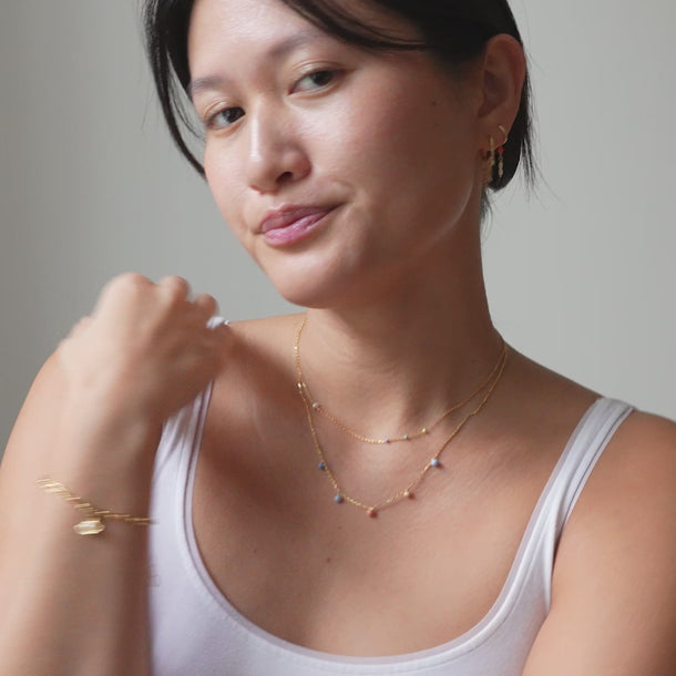 ENAMEL Copenhagen Necklace, Lola Simple Necklaces Citrus Sky