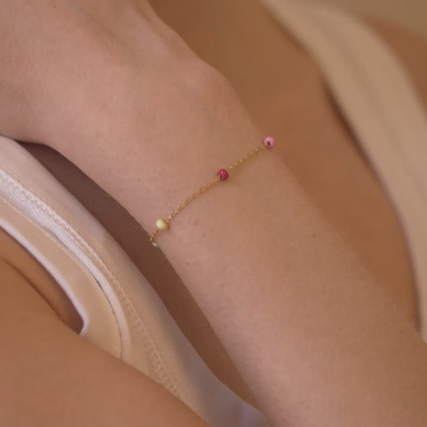 ENAMEL Copenhagen Bracelet, Lola Bold Bracelets Rainbow