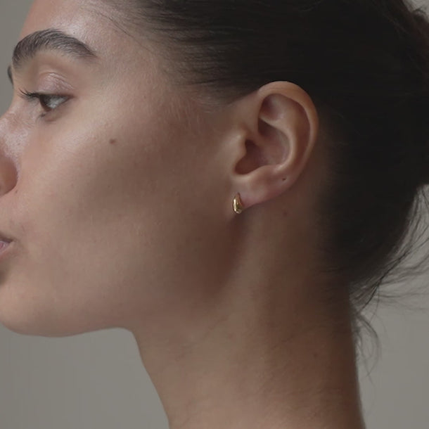 ENAMEL Copenhagen Studs, Sana Earrings 925S/GP