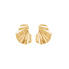ENAMEL Copenhagen Ørering, Wave Earrings 925S/GP/M
