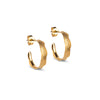 ENAMEL Copenhagen Hoops, Ane Small Earrings 925S/GP/M